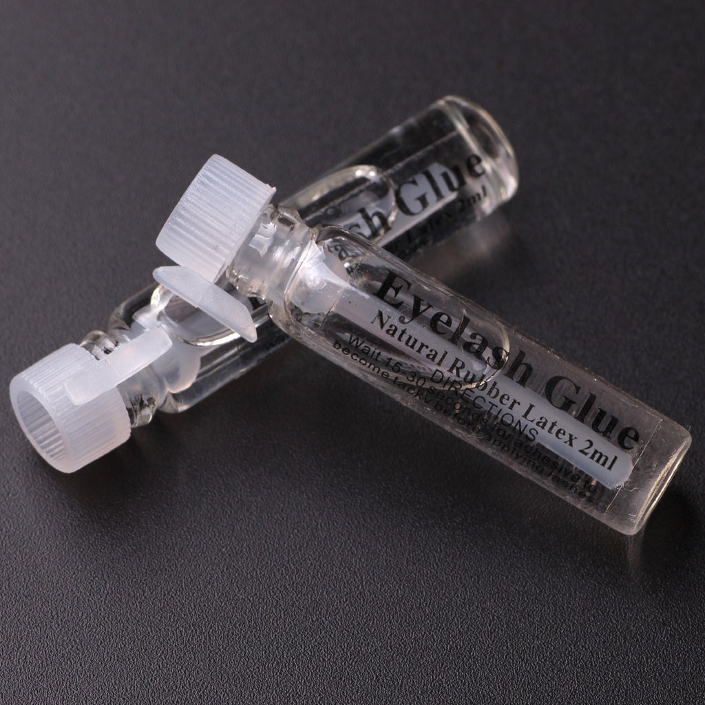 Glass tube eyelash glue