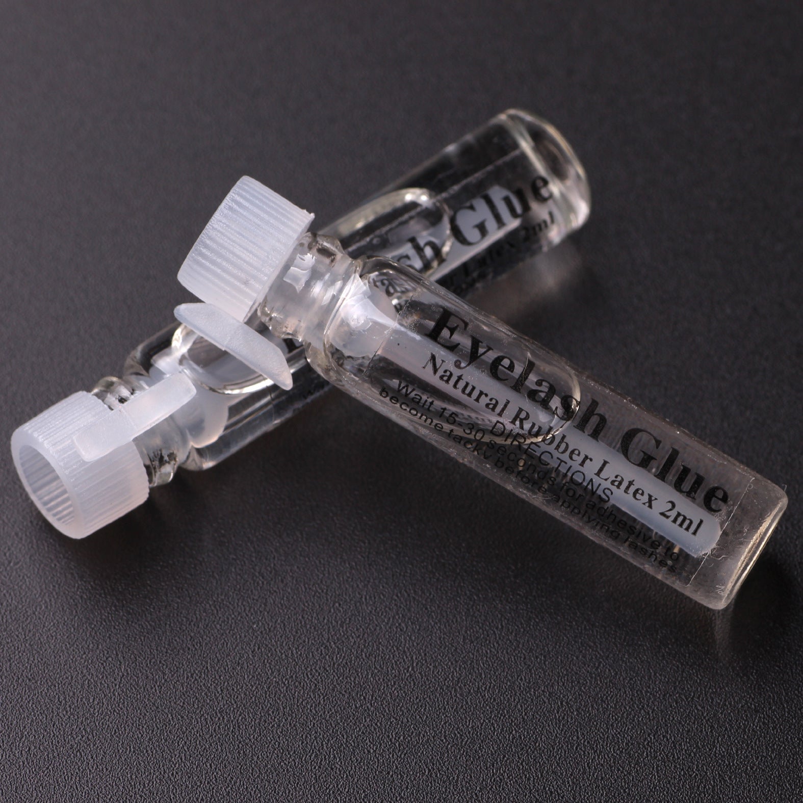 Glass tube eyelash glue