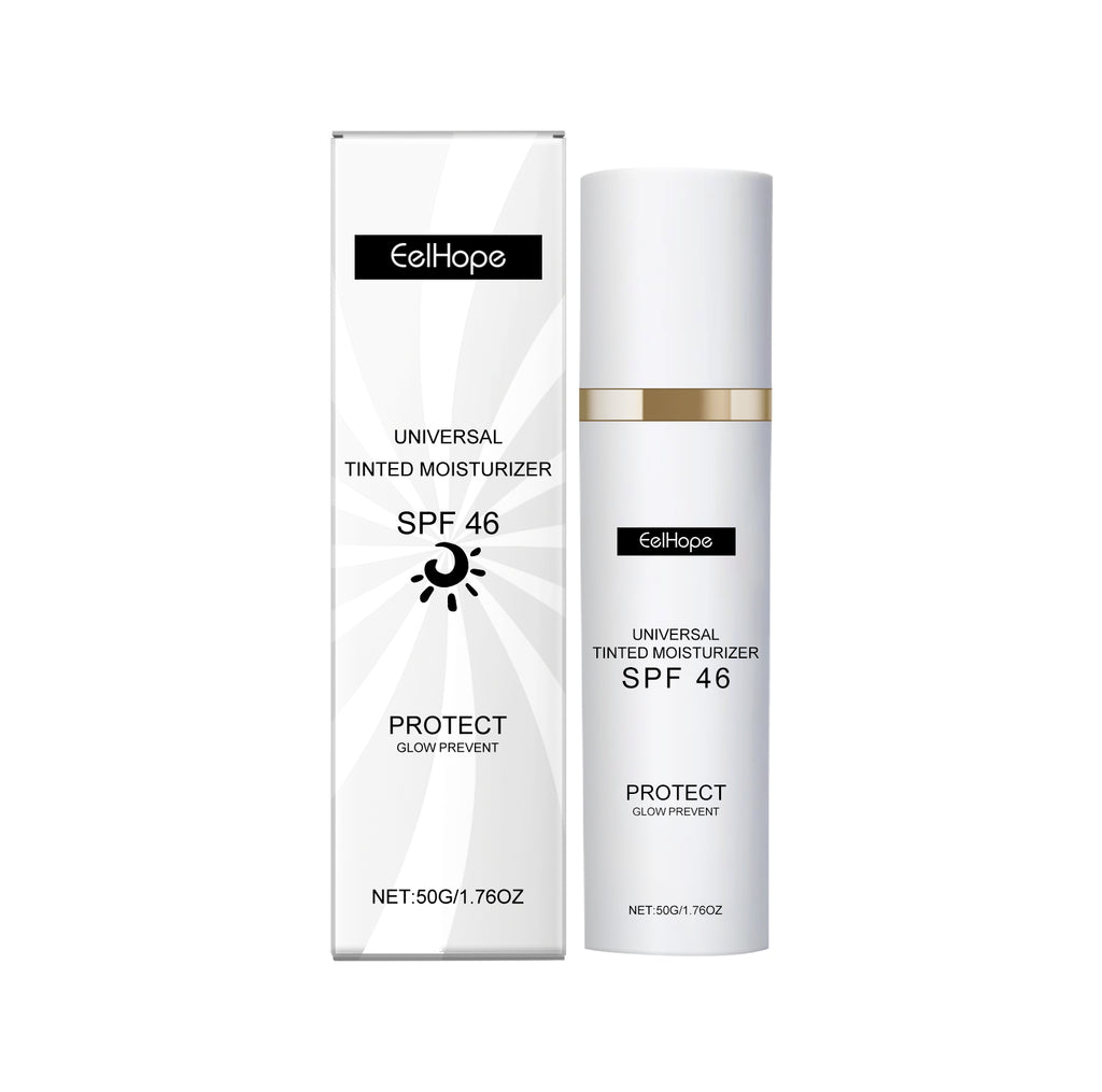 Sunscreen And Moisturizing Cream Brightens