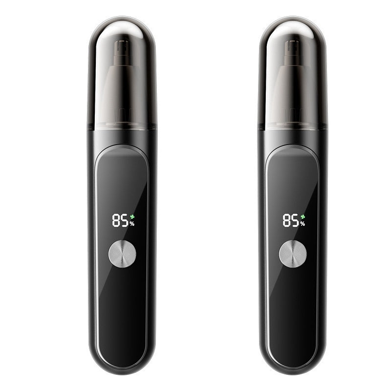 Rechargeable Electric Nose Hair Trimmer And Cleaner Mens Shaver