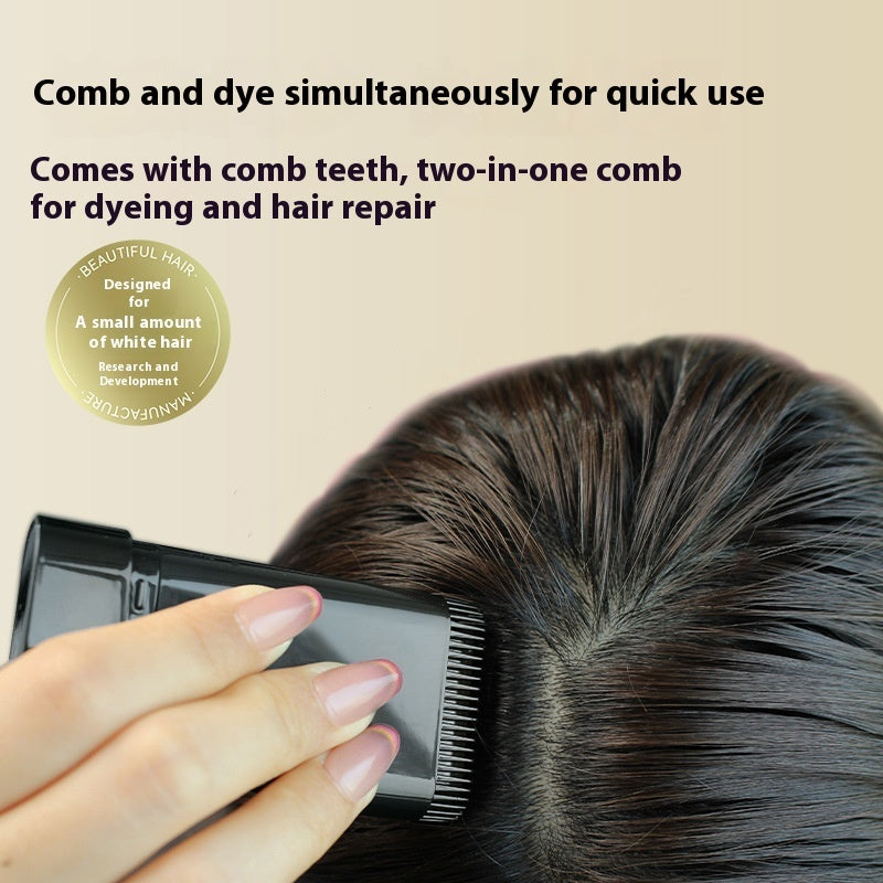 Disposable Hair Dye Emergency Does Not Hurt Black Hair Curler