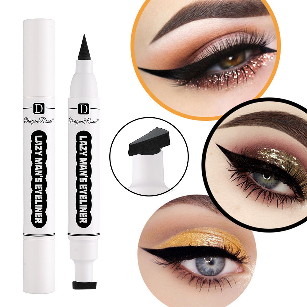 Ladies Fashion Marker Triangle Stamp Eyeliner