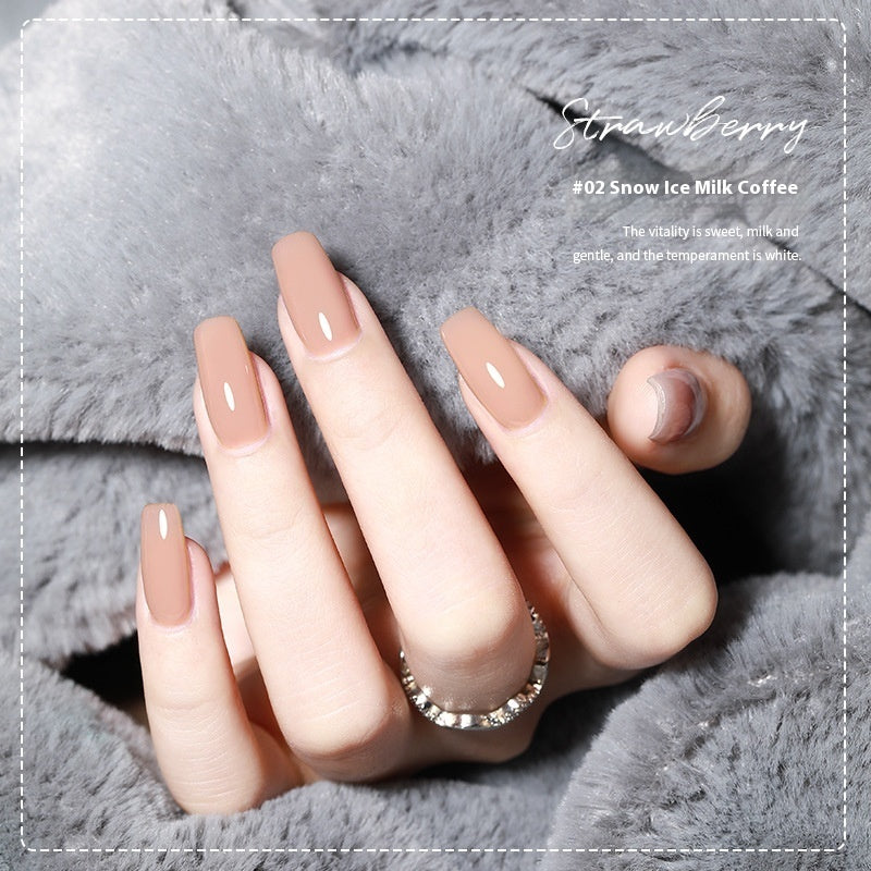 Ice Transparent Nude Color Gel Nail Polish All-match