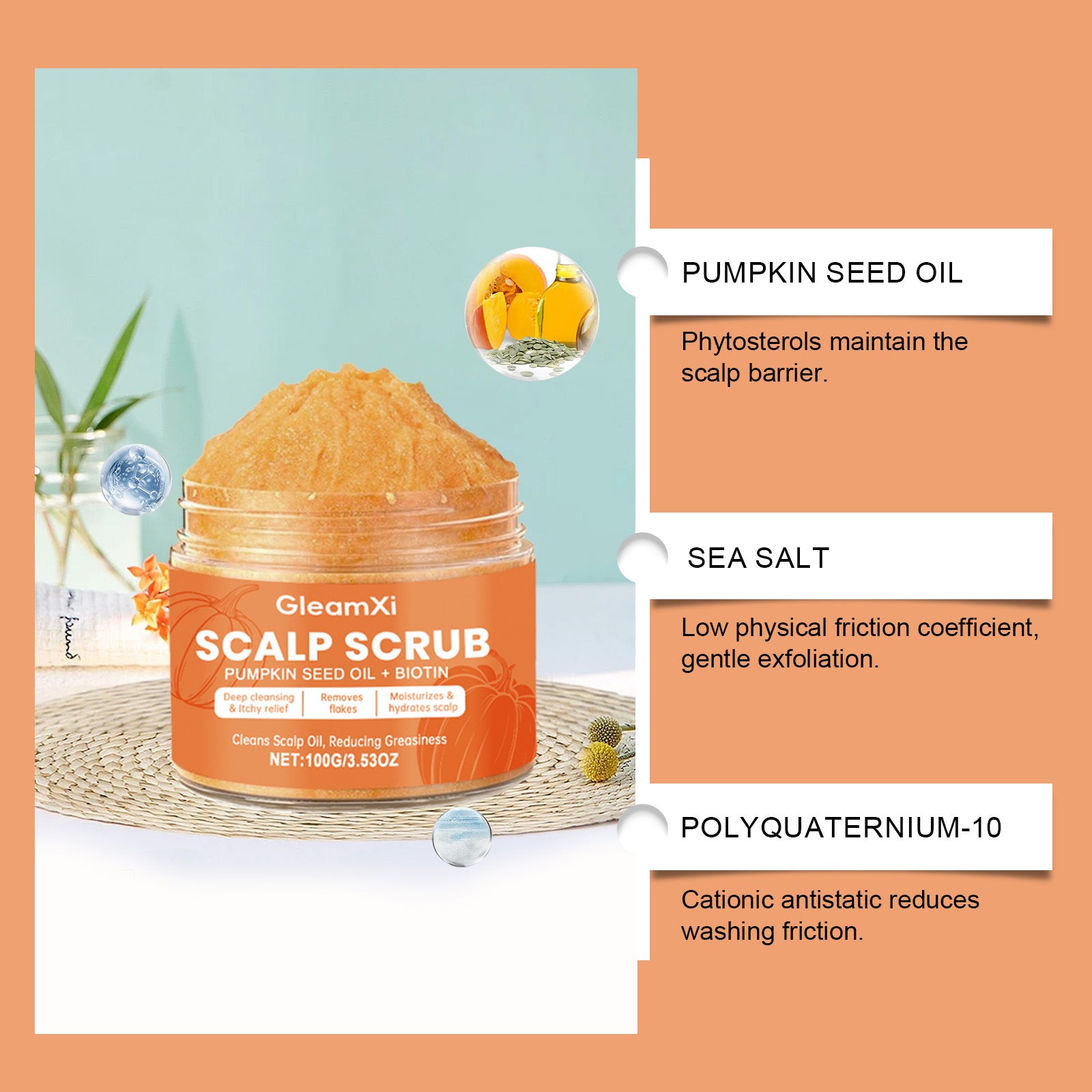 Pumpkin Seed Scalp Scrub