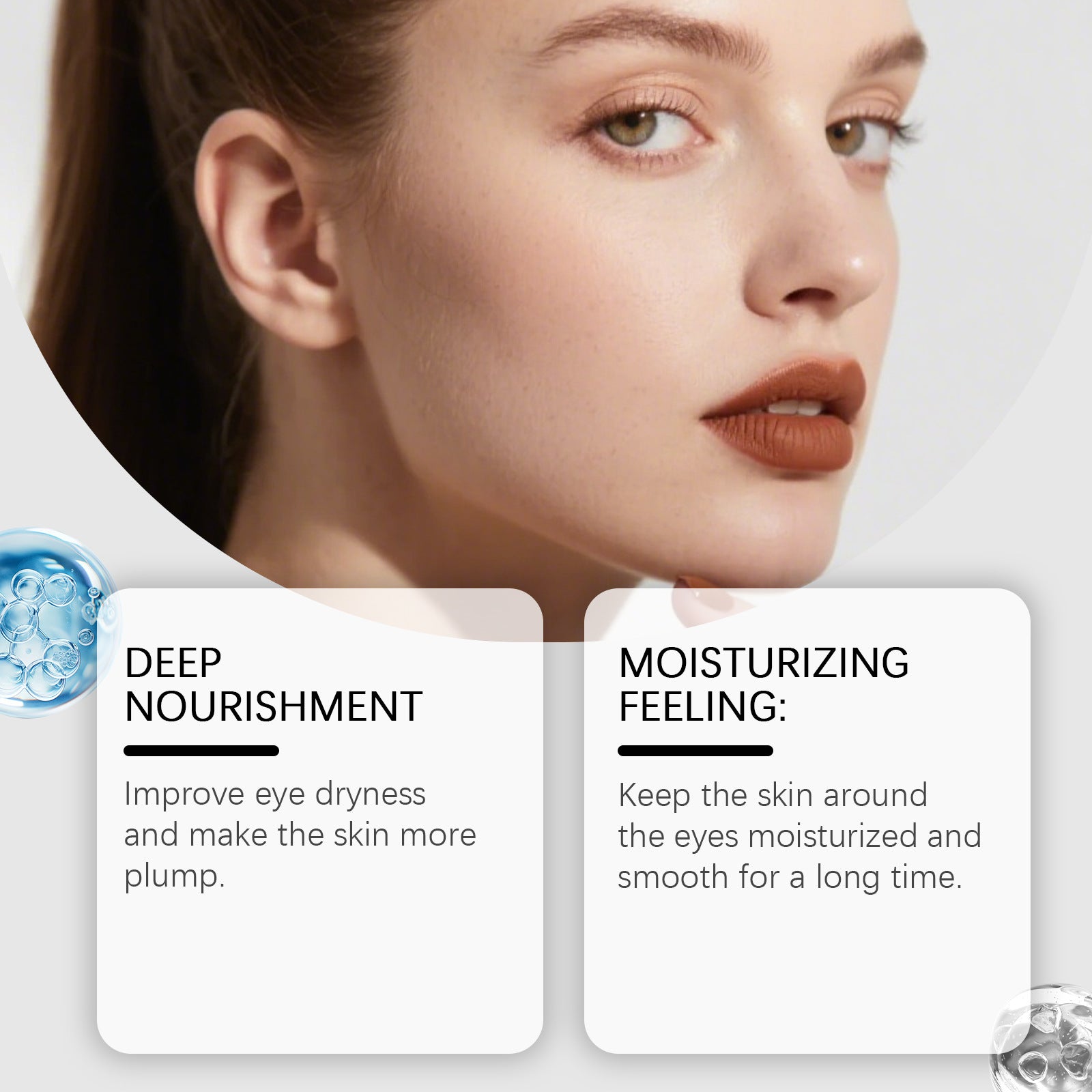 Skin Revitalizing Roll On Serum Eye And Face Oil For Elastic Radiant Skin Around The Eyes