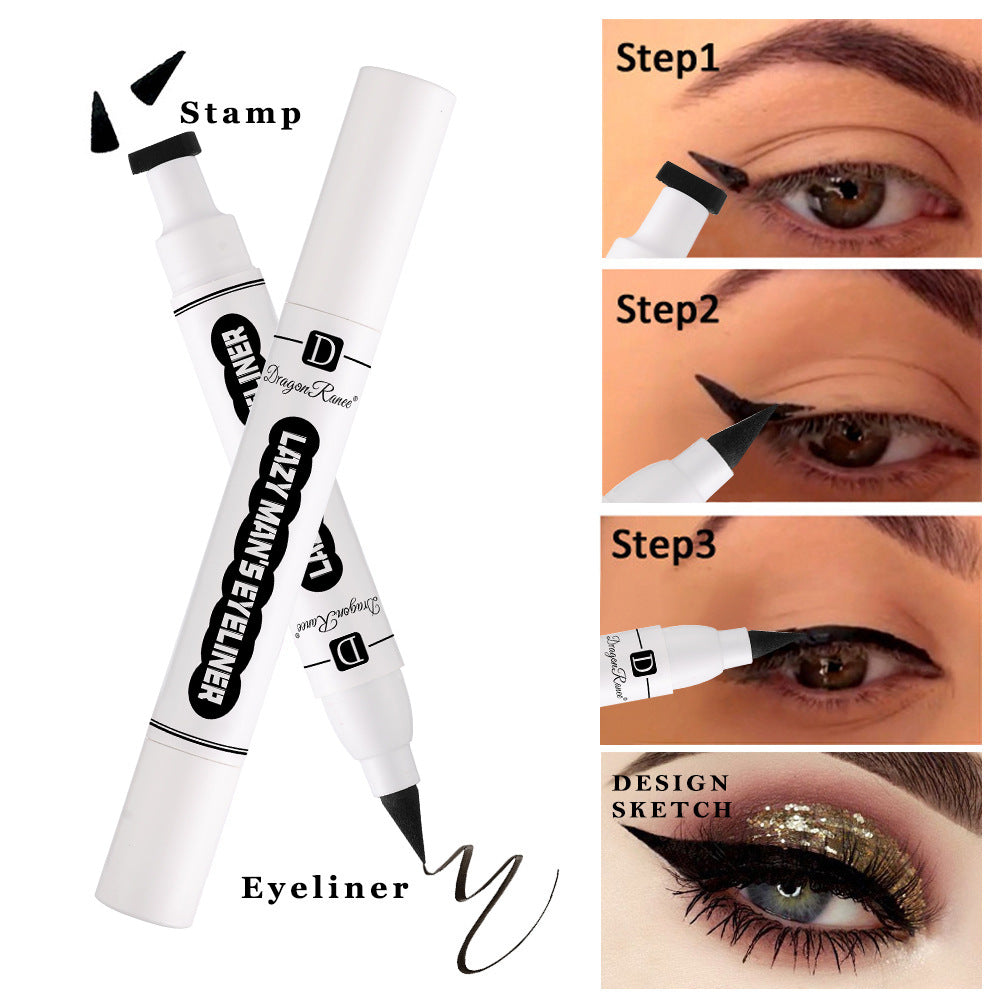 Ladies Fashion Marker Triangle Stamp Eyeliner