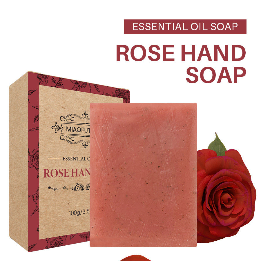 Frosted Particle Soap Lavender Rose Wash Face