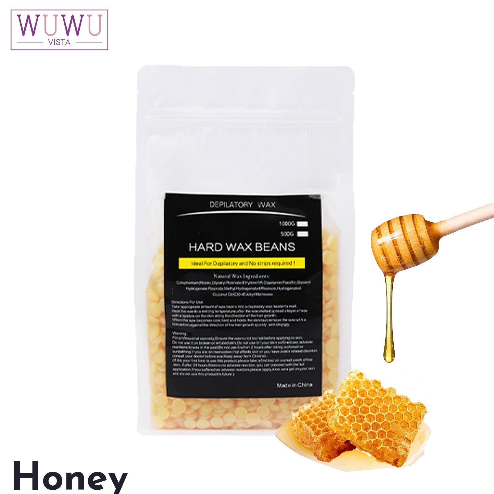 Hard Wax Beads, 1 Lb, Sensitive Skin, For Face, Body, Legs, Brazilian Bikini Wax, Pearl Beads For Wax Warmers