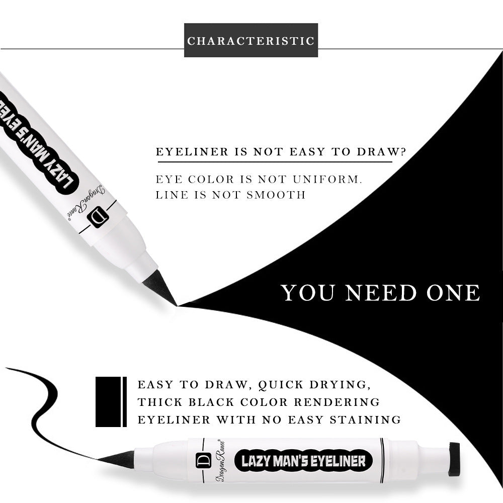 Ladies Fashion Marker Triangle Stamp Eyeliner