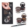 Music Flower Brown  Black Gel Eyeliner Eyebrow Powder