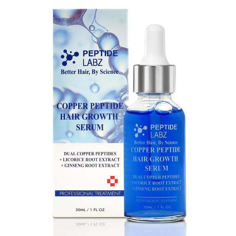 Copper Peptide Hair Care Serum Improves Scalp Nourishment