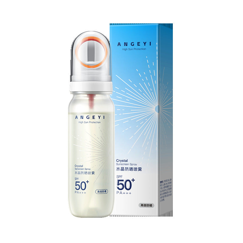 Crystal Sunscreen Spray SPF50 Military Training Full Body Isolation UV Protection