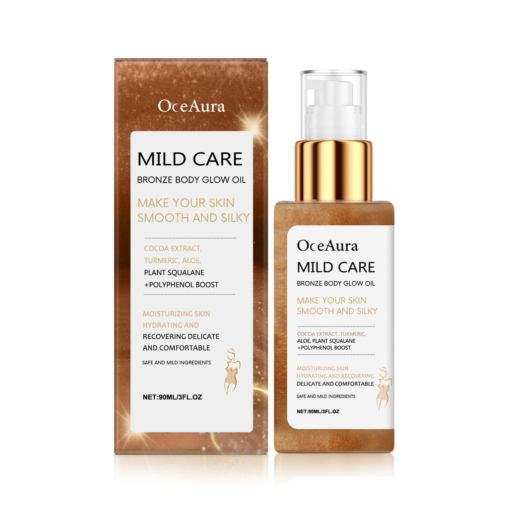 Bronze Waterproof And Moisturizing Massage Body Flash Oil
