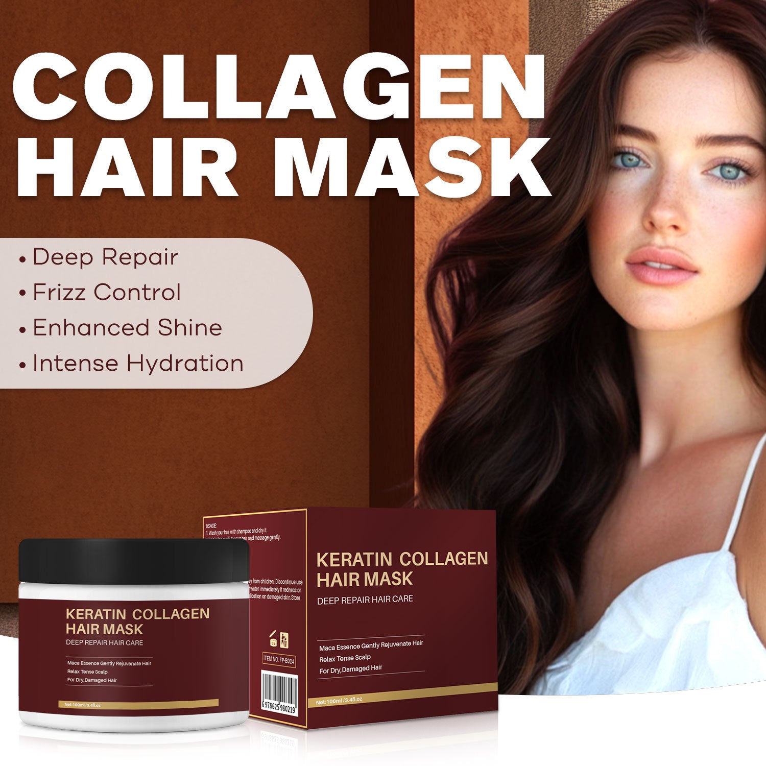 Moisturizing And Repairing Strong And Tough Anti-hair Dense Collagen Hair Mask