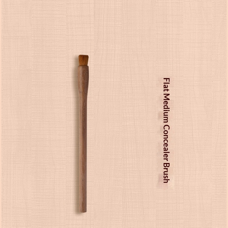 H Set Brush Vintage Soft Black Walnut Makeup Brush