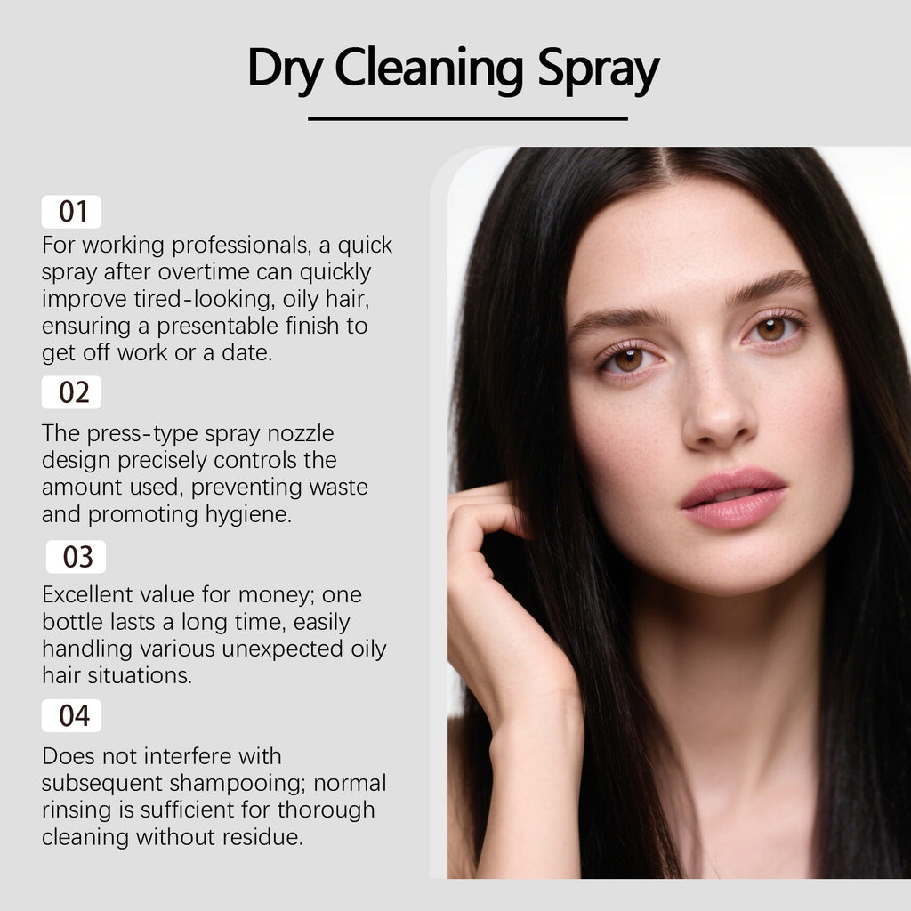 Wash-free Dry Hair Spray