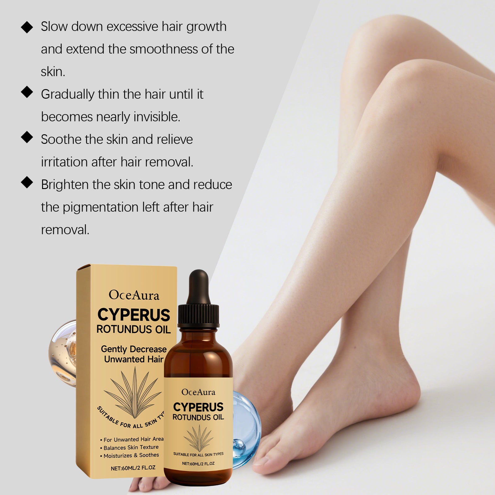 Hair Removal Soothing Oil