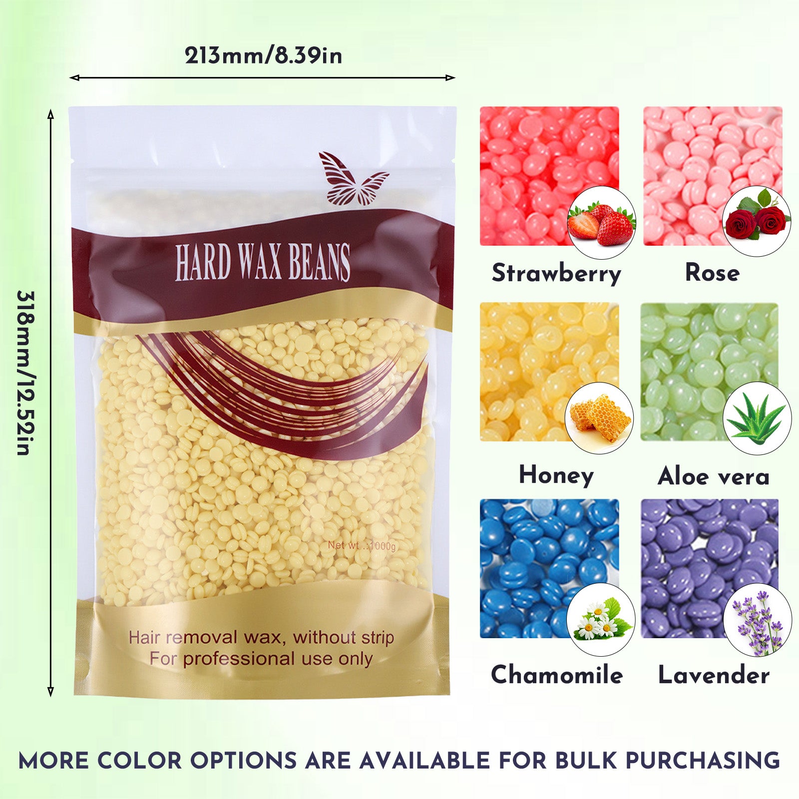 1000g  Hard Wax Beads For Hair Removal  Waxing Beans For All Body And Bikini Areas