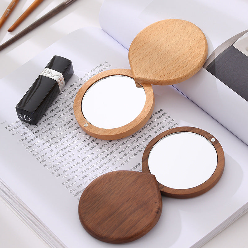 Ladies Fashion HD Handheld Makeup Mirror