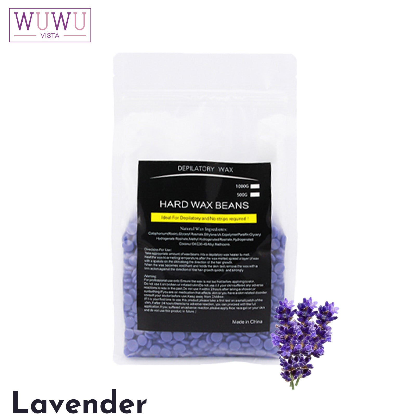 Hard Wax Beads, 1 Lb, Sensitive Skin, For Face, Body, Legs, Brazilian Bikini Wax, Pearl Beads For Wax Warmers