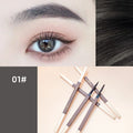 Super Fine Double Head Eyebrow Pencil Automatic Rotation Sketch Waterproof And Non Smudging