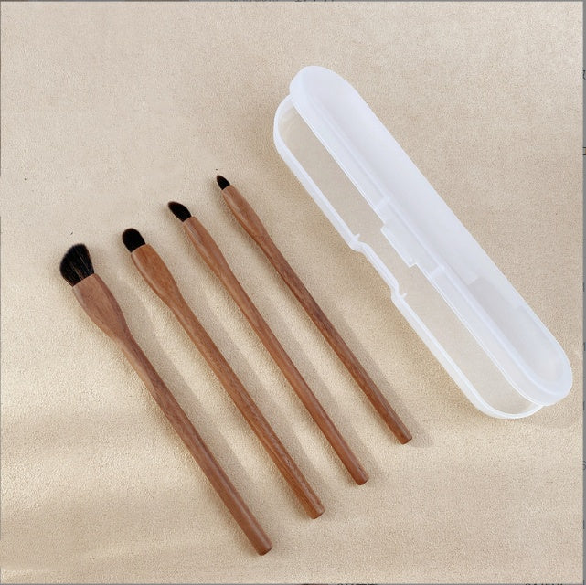Black Walnut Makeup Brush Set Eye Shadow