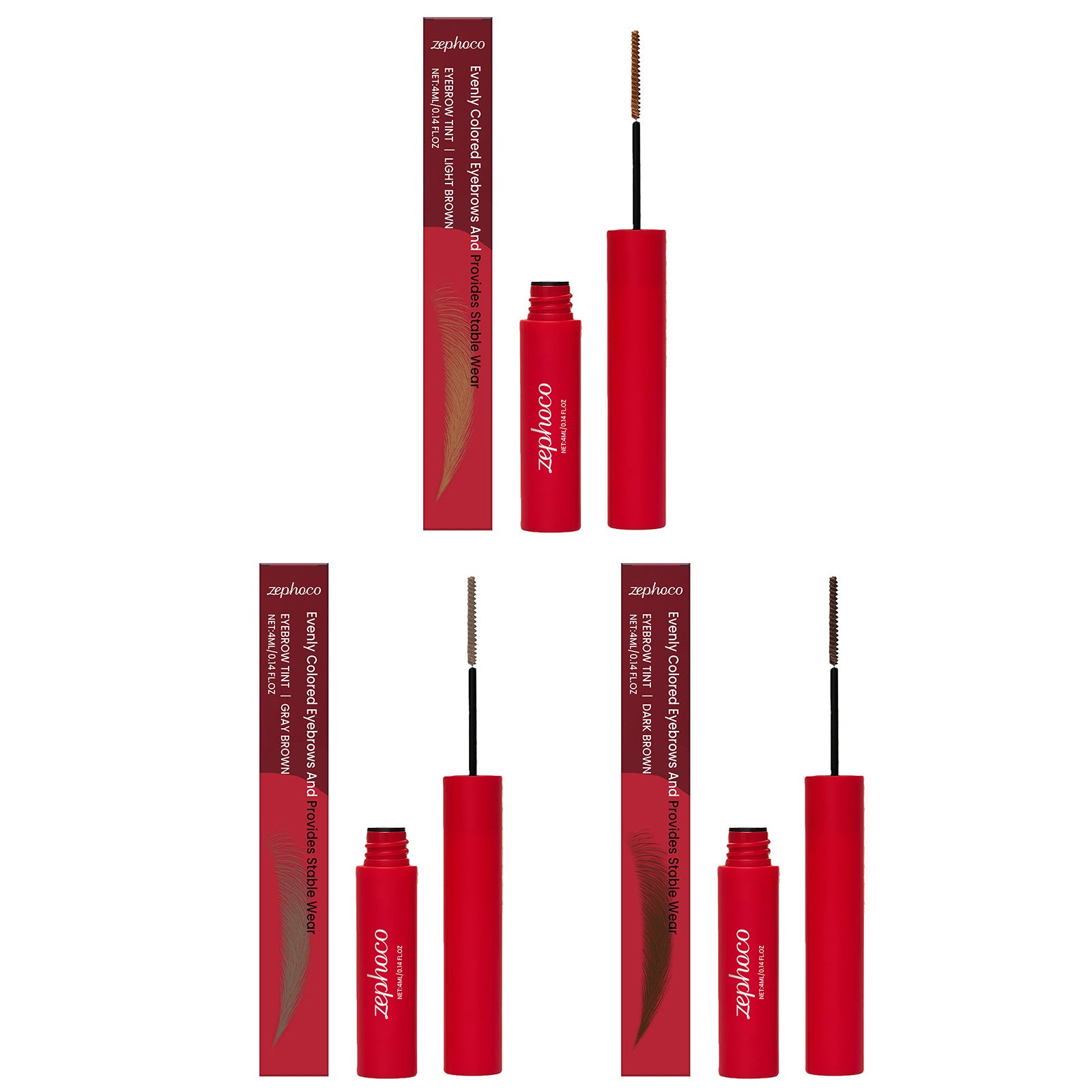 Red-Infused Longwear Brow Tint