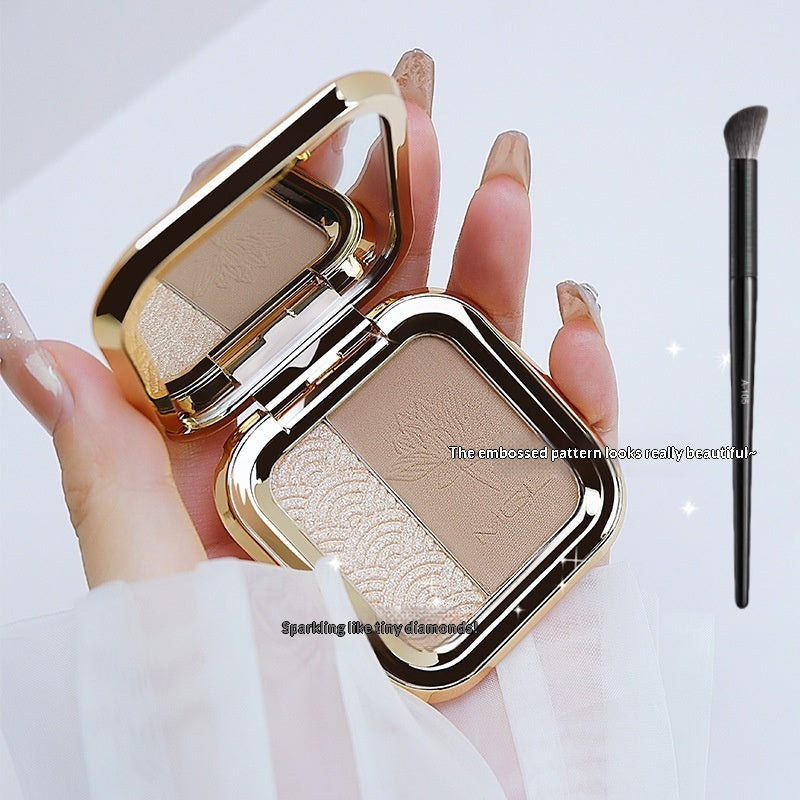 Contouring Palette 3-in-1 Face Makeup For Shading And Highlighting The Nose