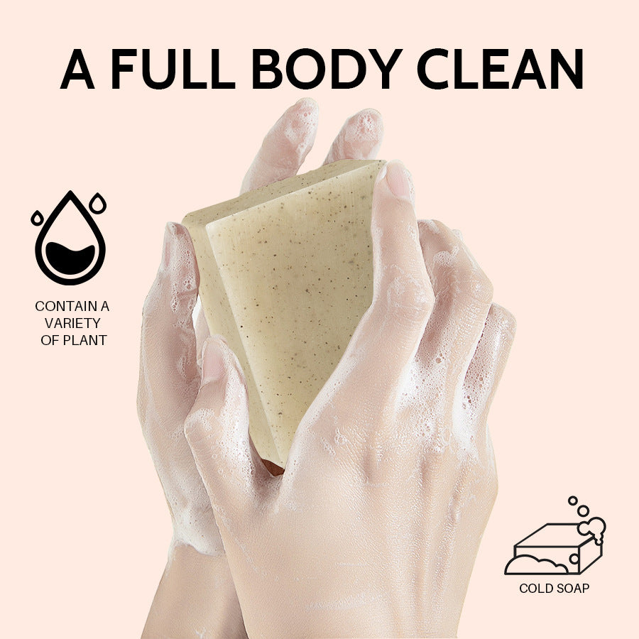 Frosted Particle Soap Lavender Rose Wash Face