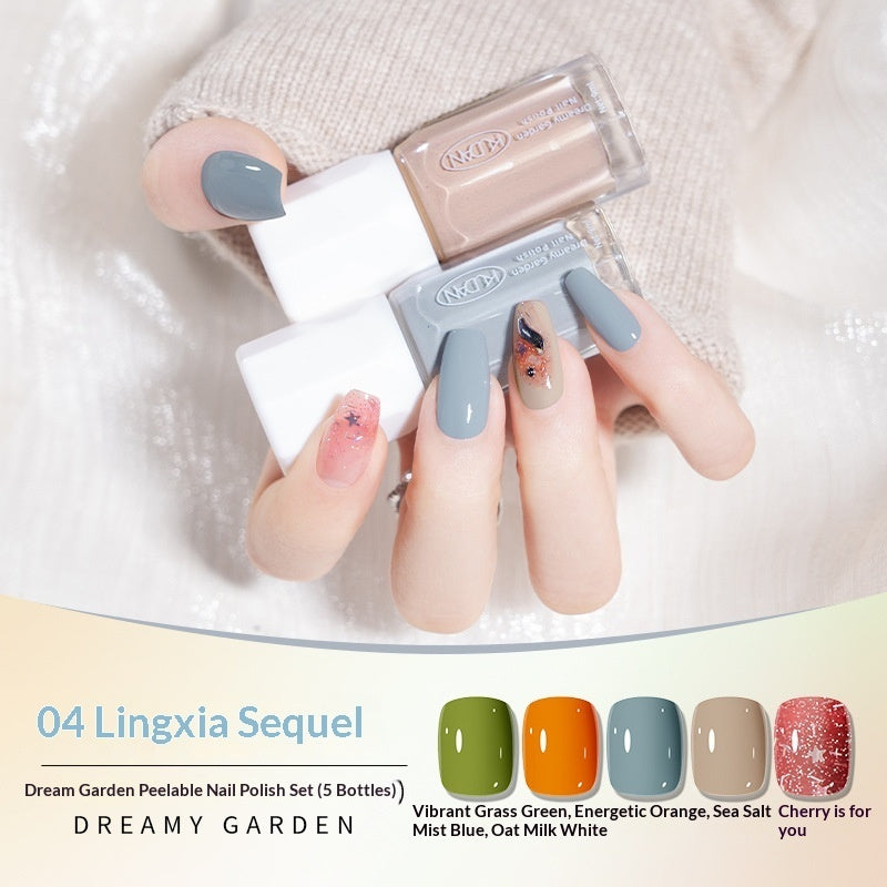 Dream Garden Water-Based Nail Polish SetNo Baking Required