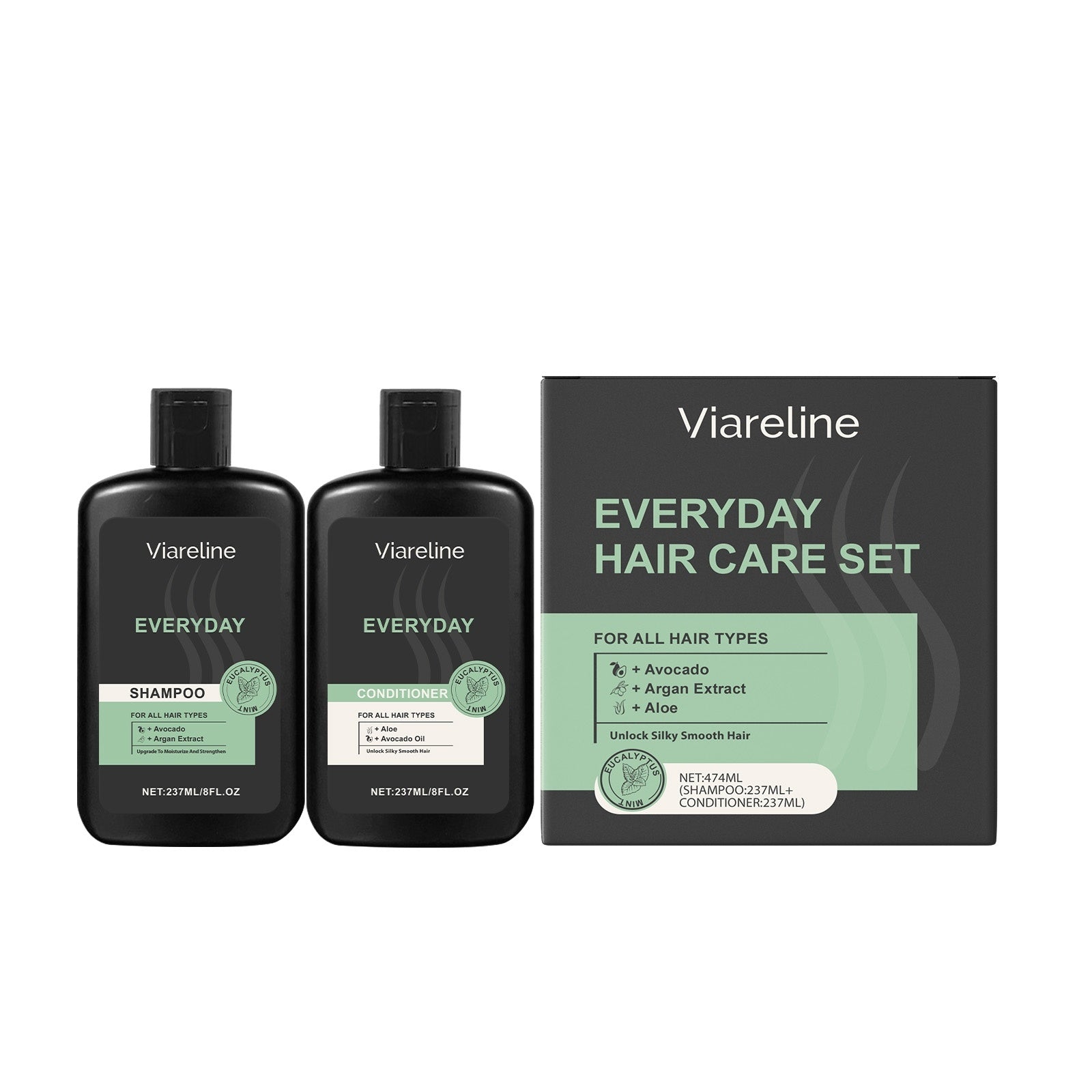 Men's Strong And Abundant Hair Care Set
