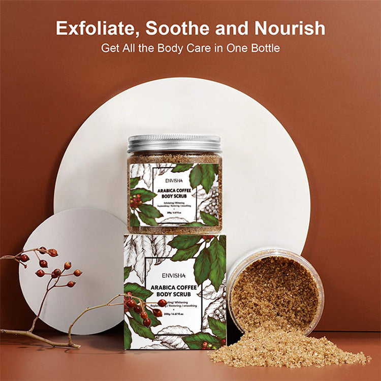 Coffee Scrub Cream Moisturizing Deep Cleansing Exfoliating Body Scrub Cream