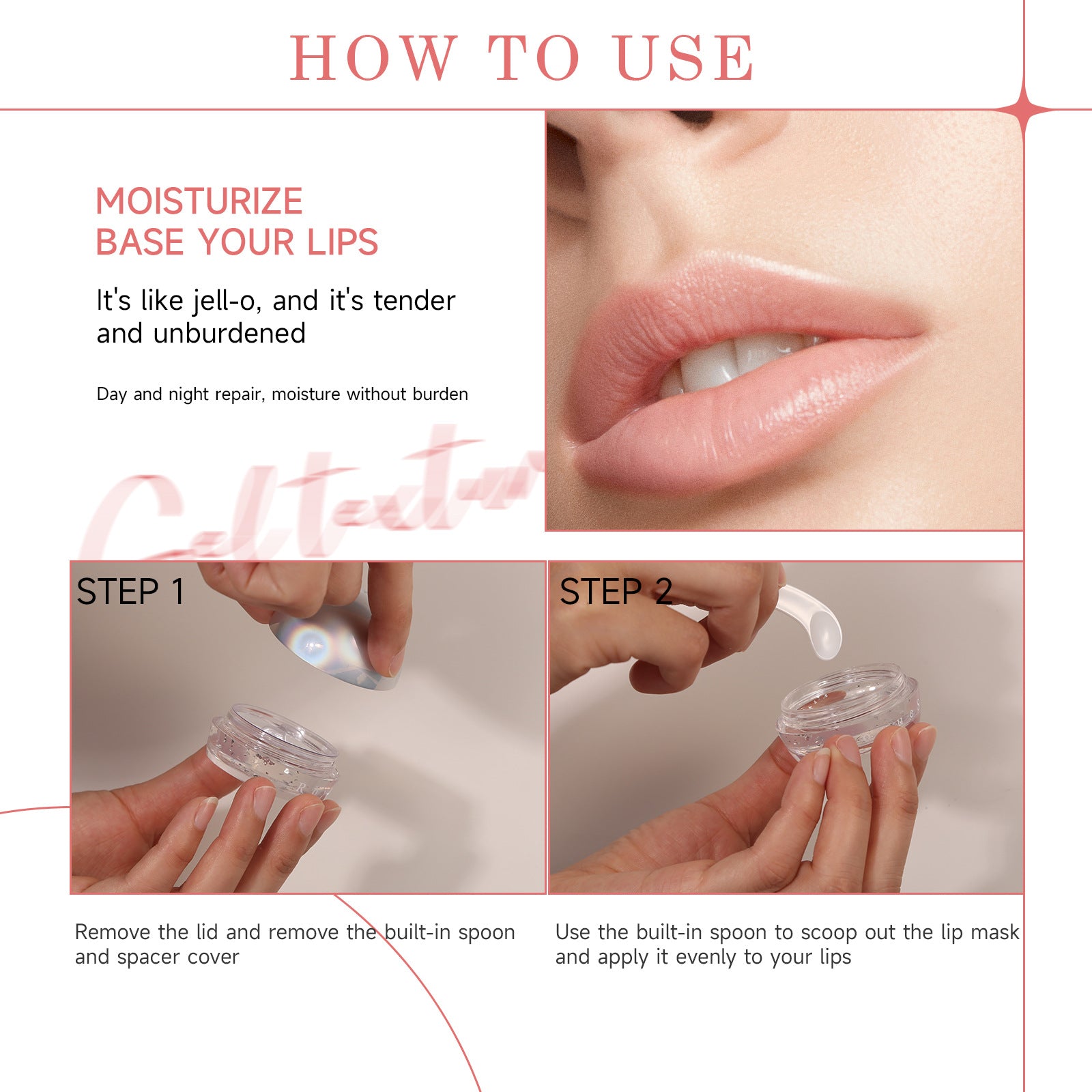 Scrub Exfoliating Sleep Lip Mask Set