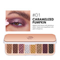 8-color Eyeshadow Palette High-gloss Trimming Blush Modification Mousse Texture Matte Earth Color