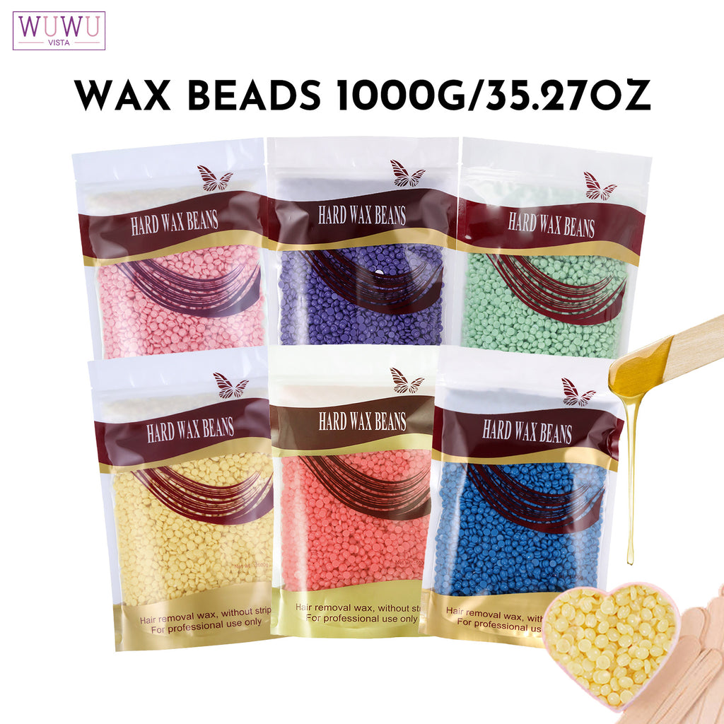 1000g  Hard Wax Beads For Hair Removal  Waxing Beans For All Body And Bikini Areas