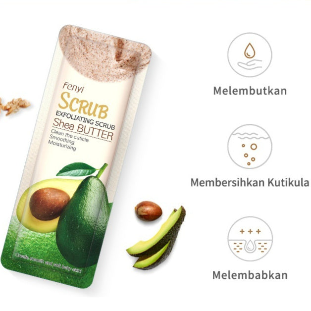 Shea Butter Facial Scrub Body Cleansing Pores