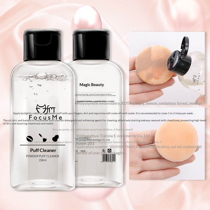 Puff Cleaner Makeup Brush Cleaner Liquid Makeup Tools Beauty Egg Cushion Sponge Clean No Residue