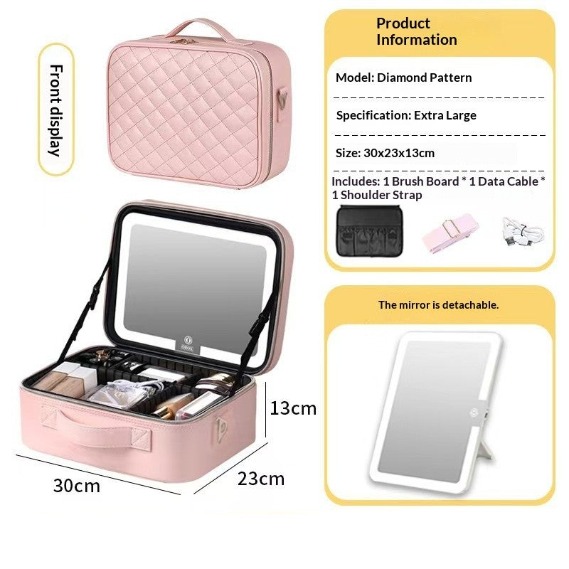 High-capacity Premium Travel And On-the-go Makeup Bag