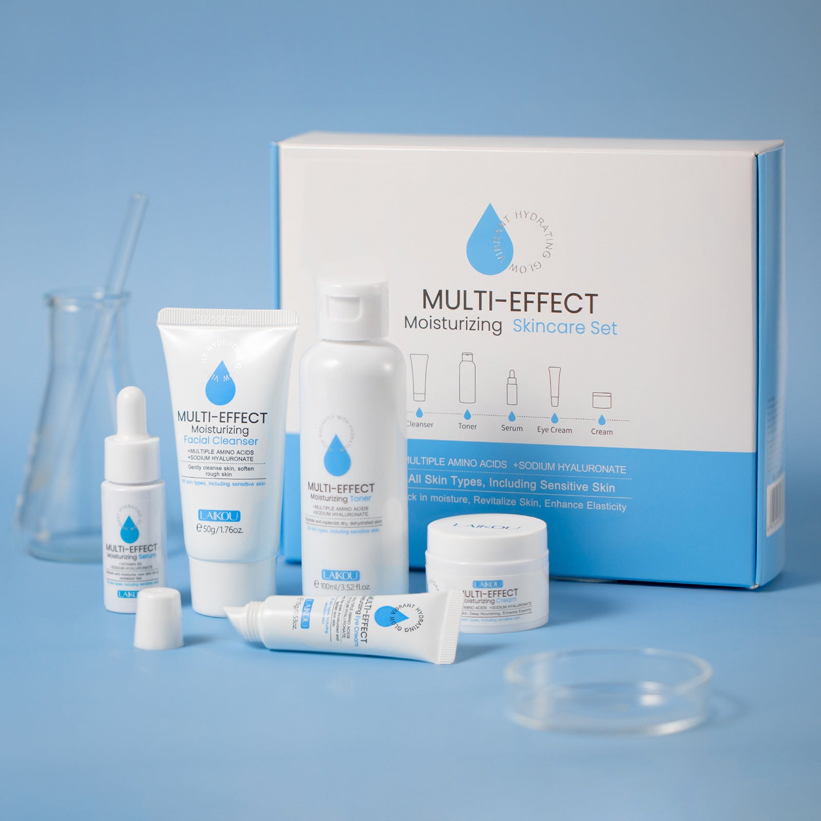 Hydrating Five-piece Facial Care