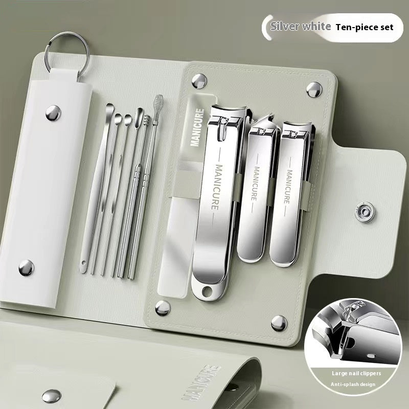 Nail Scissor Set Full Set Of Household Anti-splash Nail Clippers