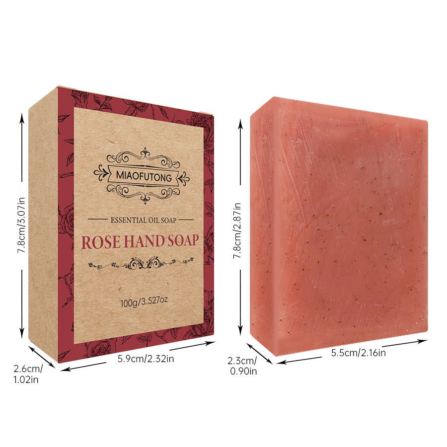 Frosted Particle Soap Lavender Rose Wash Face