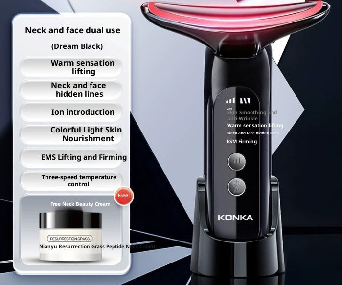 Multifunctional Hot Compress Vibration Massager For Removing Neck Wrinkles
