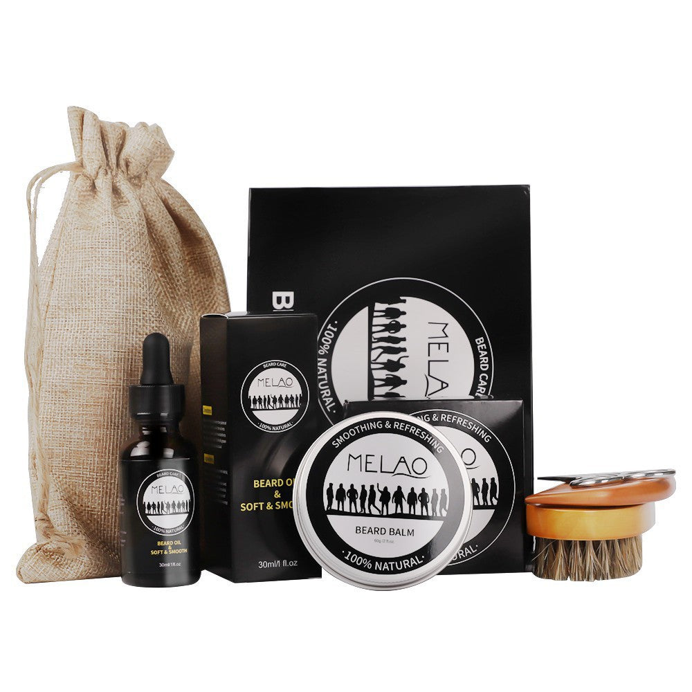 Men's Beard Care Pogonotomy Five-piece Set