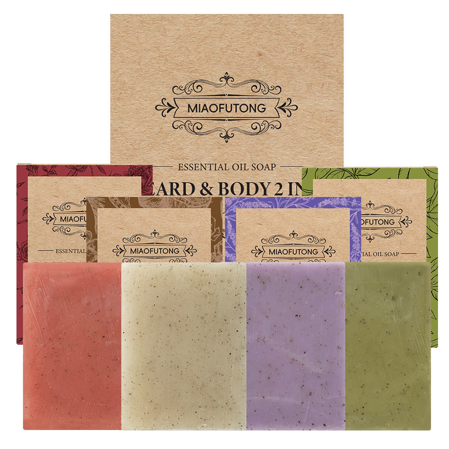 Frosted Particle Soap Lavender Rose Wash Face