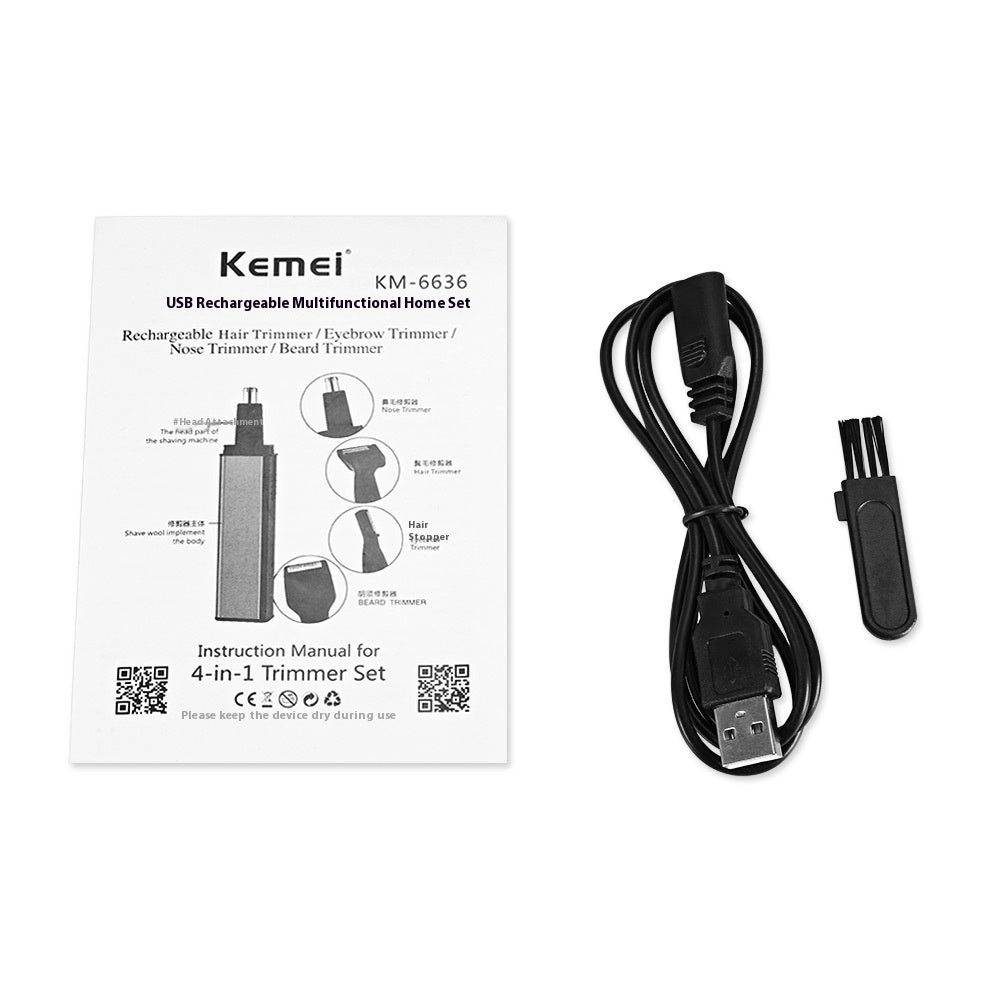 Four-in-one Electric Nose Hair Multifunctional Shaver