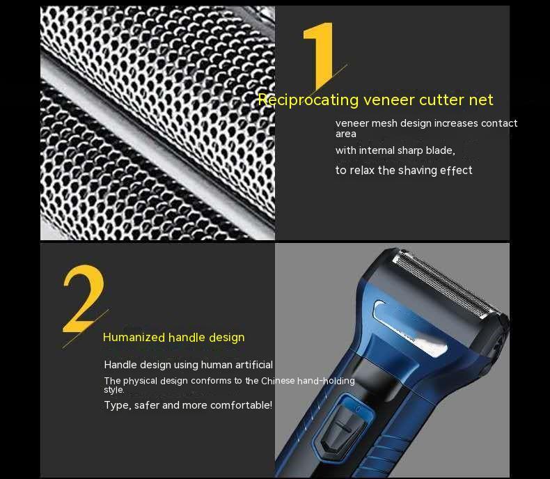 Men's Electric Three-in-one Multifunctional Shaver
