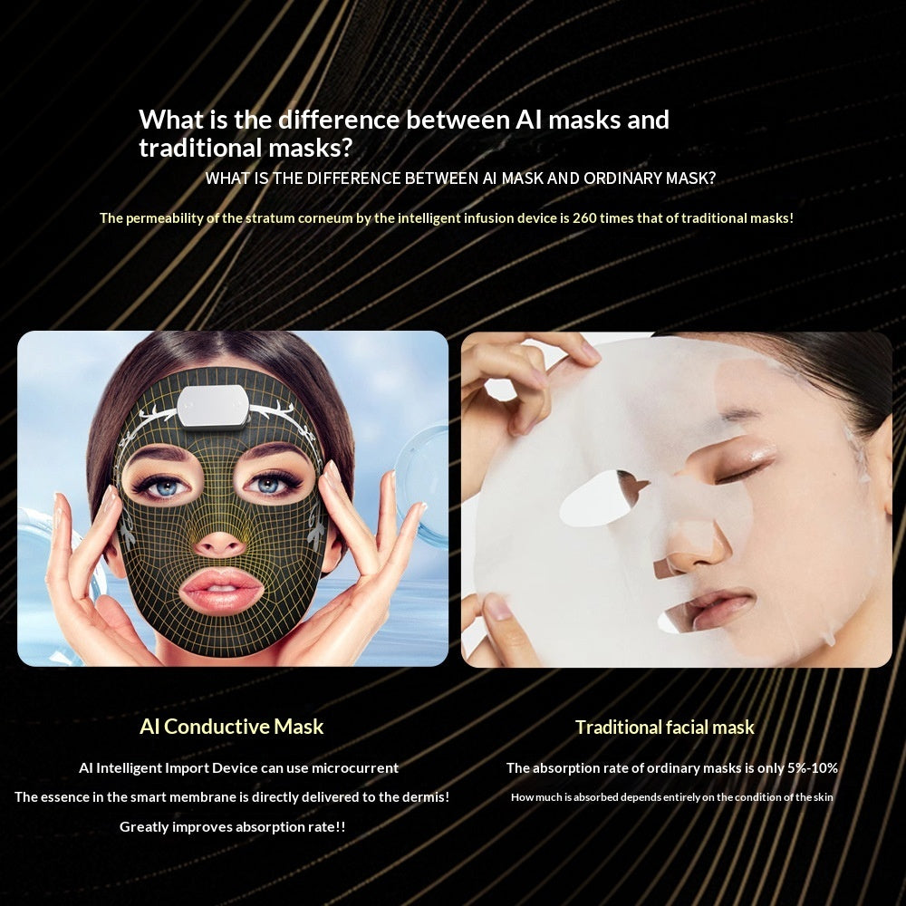 Cutting-Edge Black Technology Face Lifting Wrinkle-Reducing And Firming Mask