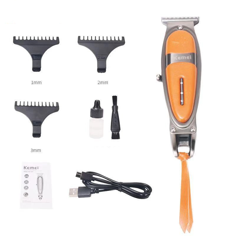 Metal Body Leather Grinding Blade Hair Clipper