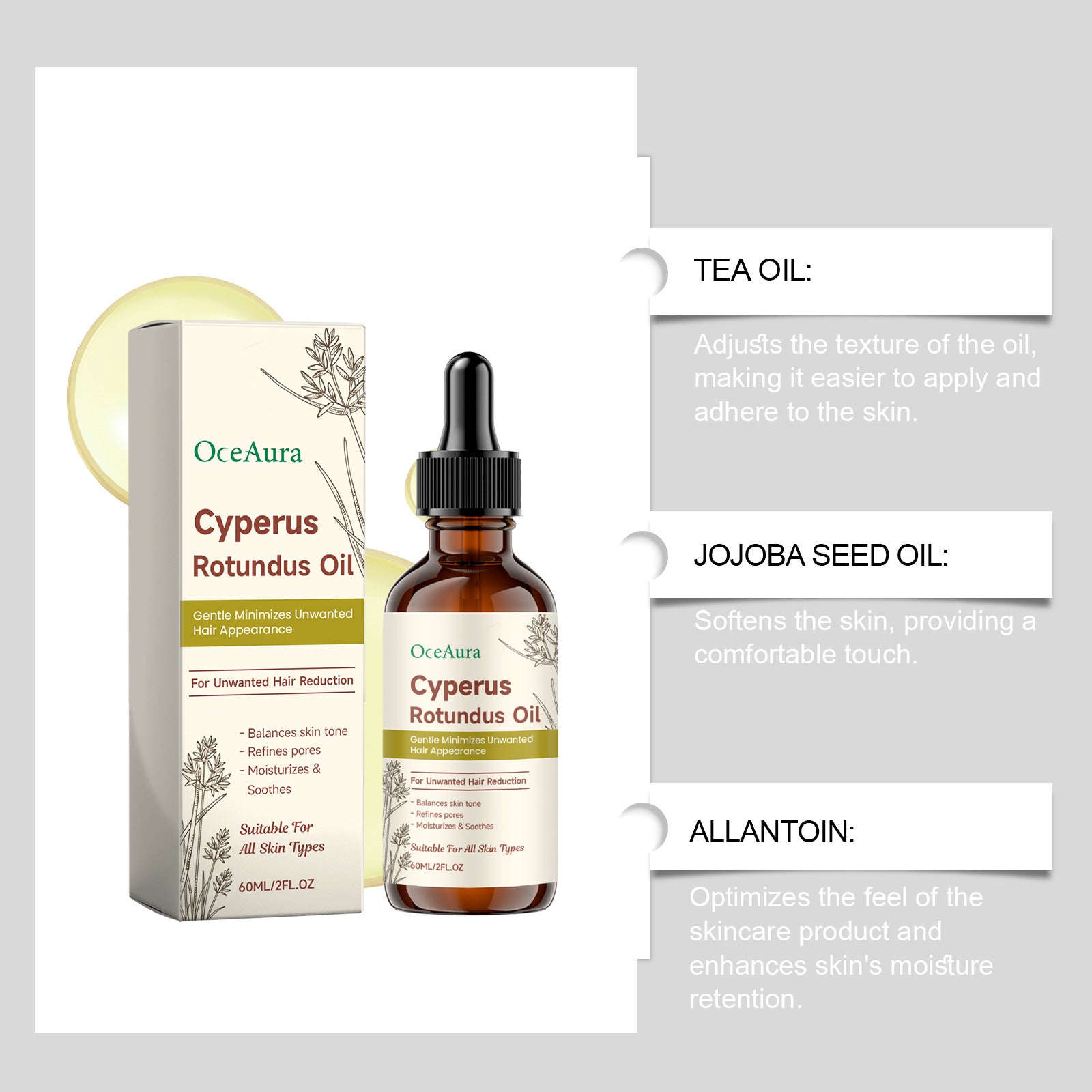 Fragrant Hair Removal Treatment Oil