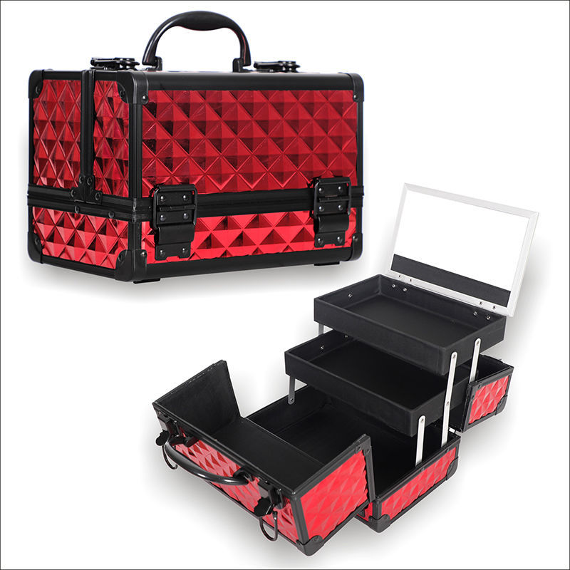 Tattoo Tool Portable Two-layer With Mirror Makeup Box Nail Art Portable Tattoo Embroidery